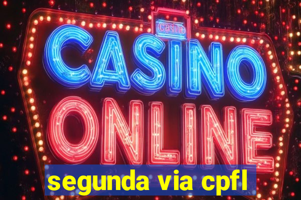 segunda via cpfl
